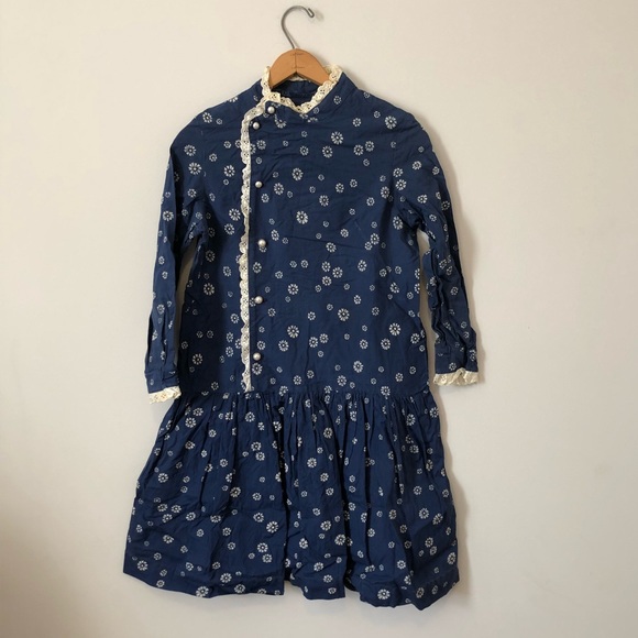 Vintage Blue Dress Cute